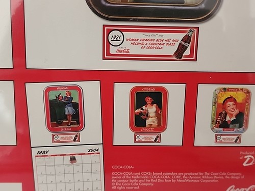 Coca-Cola 2004 (14 month) Wall Calendars Factory Sealed - Picture 12 of 16