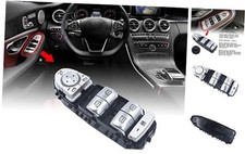 Power Window Switch Button Compatible with Mercedes-Benz C180 C200 C220 Black