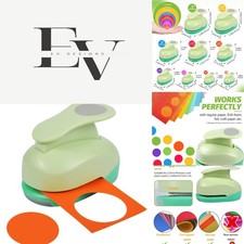 Versatile 1.5 Inch Manual Hole Punch - Perfect for Crafting and Scrapbooking