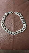Italian 925 Silver Braclet 8 Inches