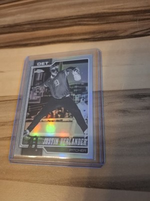 2026 Topps Chrome, Justin Verlander, Detroit Tigers, #133, Negative Refractor 