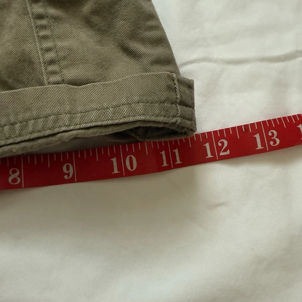 Pantalones cortos para mujer talla 4 Gloria Vanderbilt en color - verde camuflaje. Pantalones cortos de verano Foto 4 de 4