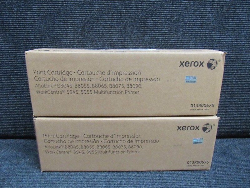 LOT OF 2! GENUINE XEROX 013R00675 (ALTALINK B8045) DRUM CARTRIDGE