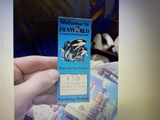 SeaWorld Parking Ticket Stub Vintage 1997 Sea World! Rare item!