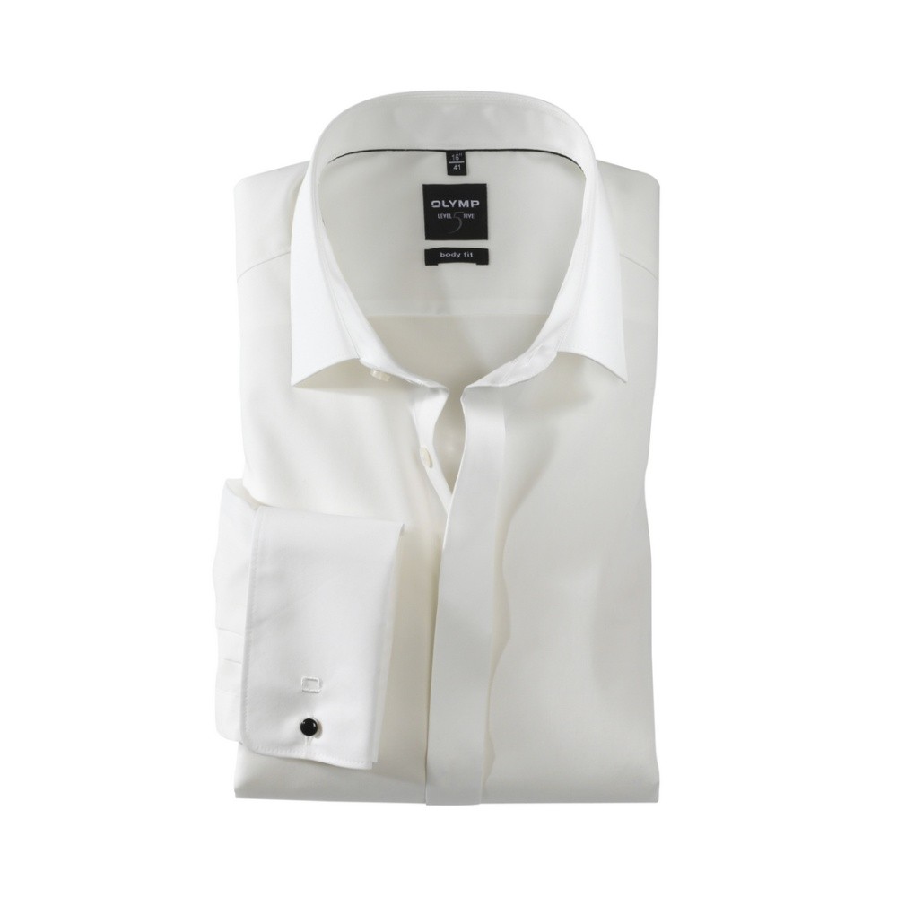 Olymp Level Five Soirée Body Fit Camisa Boda Slim Fit Beis 127665