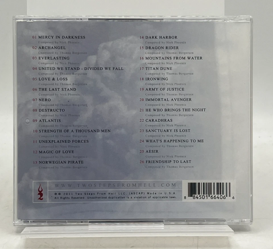 Archangel: Two Steps From Hell Soundtrack Classical CD 2011 Foto 2 de 2