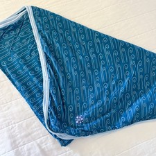 Kickee Pants Bamboo Toddler Blanket Blue Waves