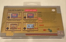 Nintendo Super Mario Bros Handheld Game and Watch 35th Anniversary Edition New