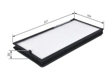 Innenraumfilter BOSCH 1 987 432 032 Partikelfilter für BMW E34 E32 5er Touring