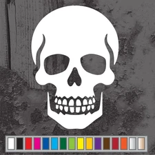 SKULL cut vinyl decal #5 car truck window sticker Skeleton Sticker