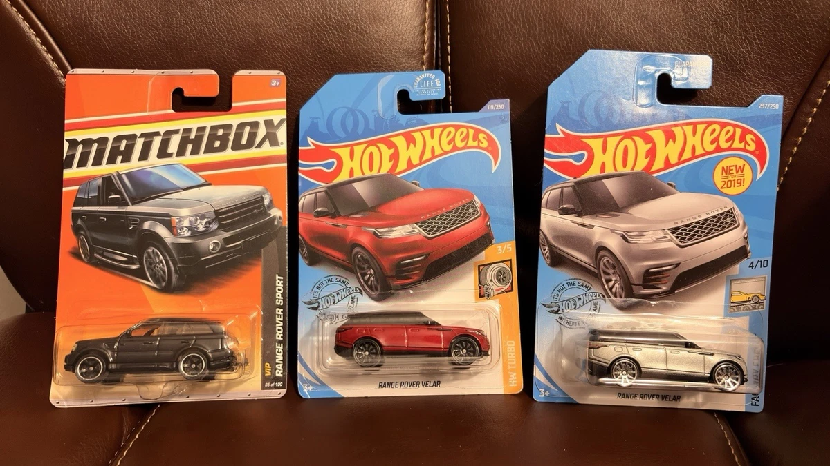 Lot De 5 Voitures Miniatures - 4 Matchbox + 1 Burago Range Rover - Vintage Paris-Dakar