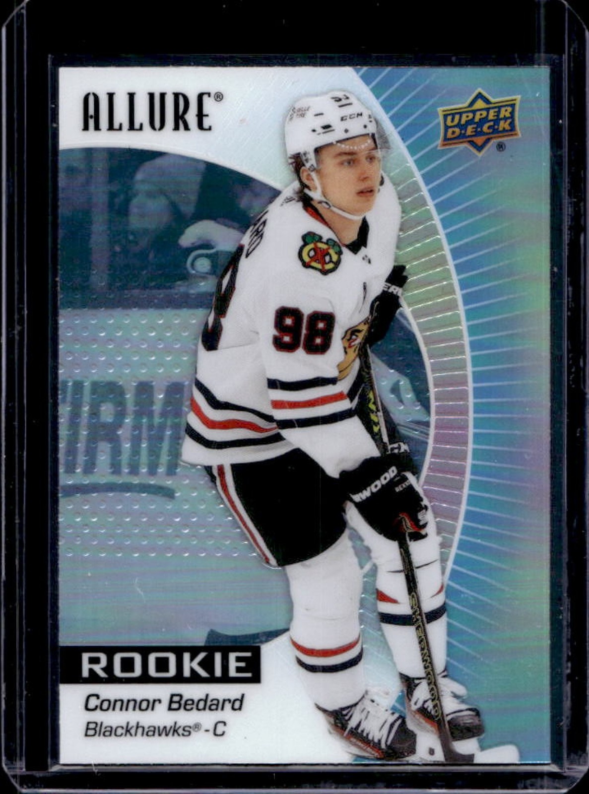 2023-24 Upper Deck Allure Connor Bedard Rookie RC #102 Blackhawks