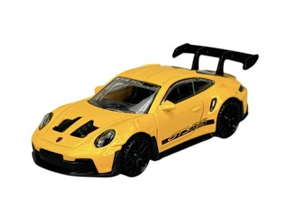 RASTAR PORSCHE 911 GT3 RS YELLOW 1:43 DIE CAST METAL MODEL NEW 64670
