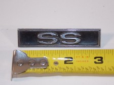 Vtg 70 71 72 Chevrolet El Camino Ss Car Vehicle Door Panel Emblem Badge 7793368