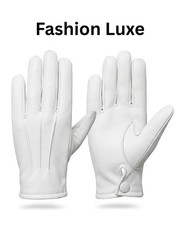 Men s Genuine Leather Dress Gloves Soft Leather Gloves for Formal Wear