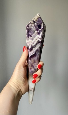 Kristall Traum Amethyst Stabspitze Hexenheilung Angst Sorgenintensionen 27cm 542g