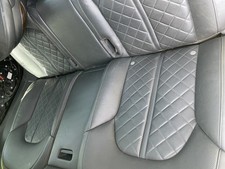 Leather Diamond Seat Seats Set Black 74k 11-17 Audi A8 S8 4.0t D4