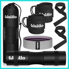 7Pcs Set for Hip Thrust - Squat Pad,Gym Accessories for Women with Bar Bad,Be...