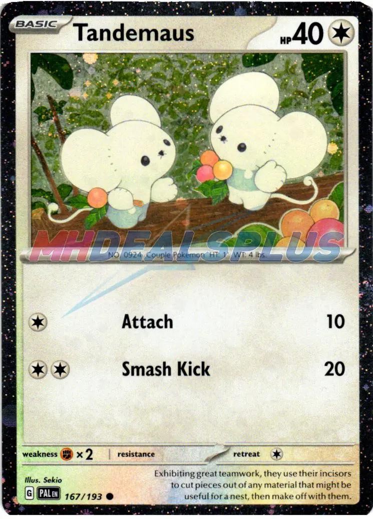 TANDEMAUS 167/193 PALDEA EVOLVED PROMO POKEMON (COSMOS HOLO, NM)