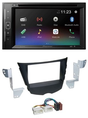 Pioneer Bluetooth MP3 USB 2DIN DAB DVD Autoradio für Hyundai Veloster FS ab 2011