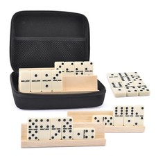 Juego de mesa Double Six Domino divertido con caja portátil juego familiar profesional