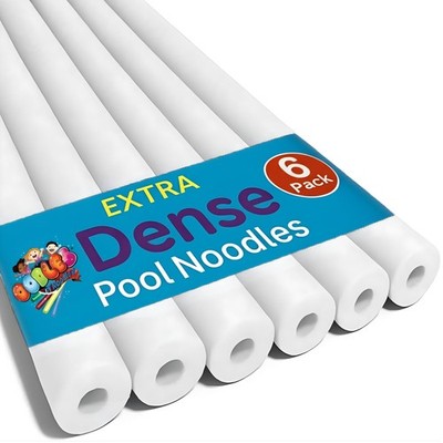 Oodles of Noodles Deluxe Foam Pool - Pack 6 - approx. One, White