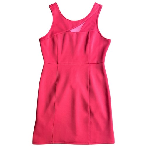 NEW Guess Career Sleeveless Shift Dress Womens Sz 14 Coral Pink Casual - Picture 2 of 11
