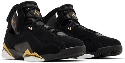 Nike Air Jordan True Flight Black and Gold Men\'s Athletic Sneakers Sz 10 Men’s s-l400.jpg main image 2