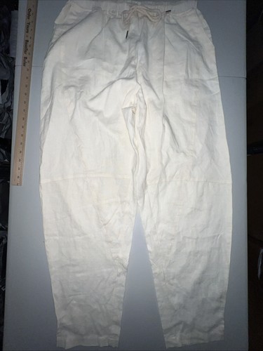 Coofandy Drawstring High Waist Pants Women’s L Elastic Waist Straight Leg NEW - Picture 1 of 17