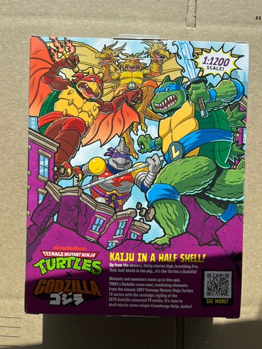 Playmates TMNT X Godzilla Leonardo Leo Teenage Mutant Ninja Turtles Figure 🔥 - Picture 3 of 3