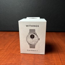 Withings ScanWatch 2 - 38mm White 8282 New Sealed