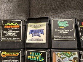 Colecovision Games Lot Of 11 Donkey Kong Junior Burgertime Centipede Rocky