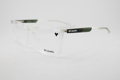 NEW COLUMBIA C8046 970 CLEAR GREEN AUTHENTIC EYEGLASSES 56-18