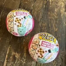 MGA'S Mini Verse: Make It Mini Food Diner Series 1 New Sealed Lot Of 2