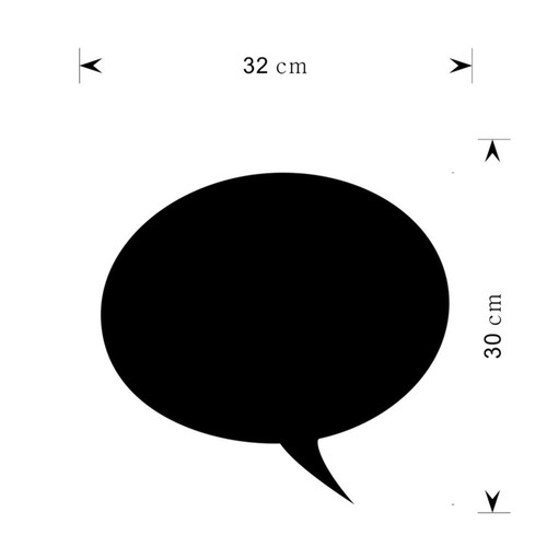 Schale und Stick Instant Chalkboard Round Wall Decal Chalkboard Labels Aufkleber - Bild 5 von 7
