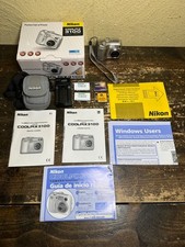 Nikon COOLPIX 3100 3.2MP Digital Camera - Silver Looks Great Tested And Works