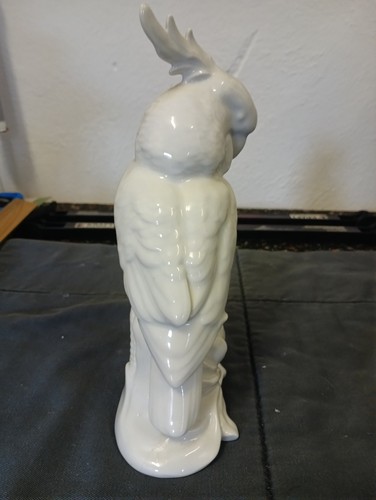 Lichte Porzellan Kakadu Figur NEU mit Stempel - Bild 3 von 4