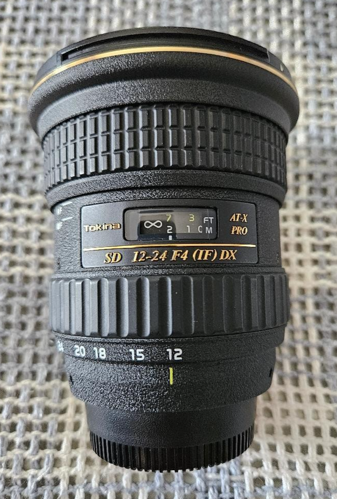 Tokina AT-X 4,0/12-24 mm Pro DX Objektiv für Canon digital Weitwinkel-Zoom Lens 4961607634240