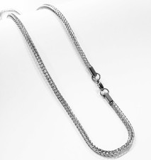 Men's Stainless Steel Franco Chain 24 inch length 4mm wide