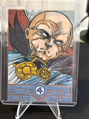 2026 Topps Finest Fantastic Marvel The Watcher Elvin A Hernandez Sketch