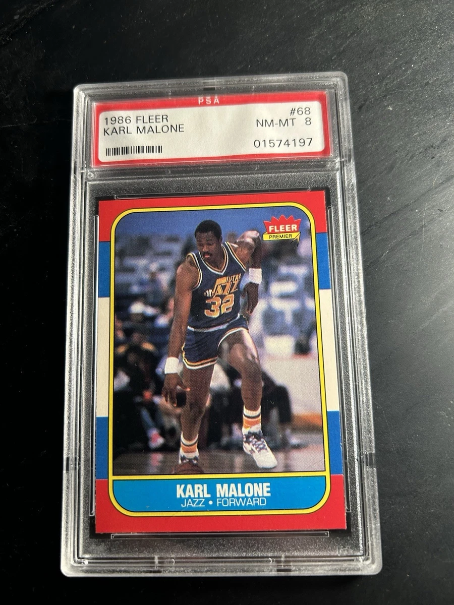 Fleer Karl Malone Basketball 1986-87 Season Sports Trading Cards