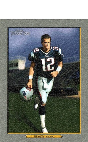 2006 Topps Turkey Red - Tom Brady #280 Front Foot Hidden