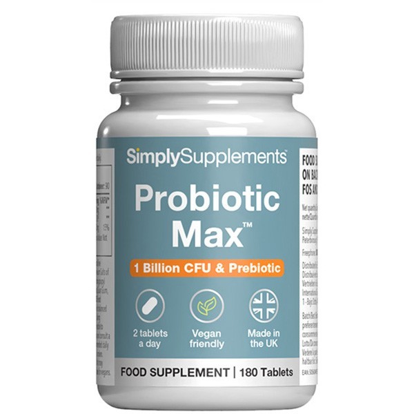 Probiotic Max con 1 miliardo di UFC - 180 Compresse - SimplySupplements