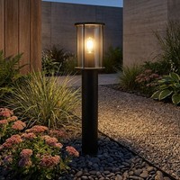 Stehleuchte AußEnlampe Sockelleuchte Terrassenlampe Wetterfest 1 Flammig H 60 Cm