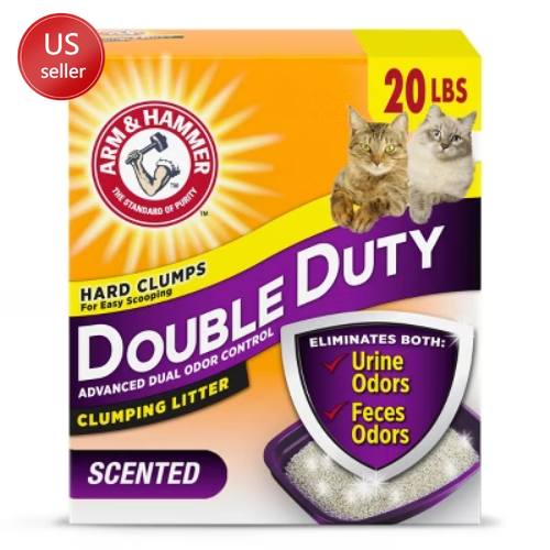 Arm & Hammer Double Duty Clumping Cat Litter with Dual Odor Control