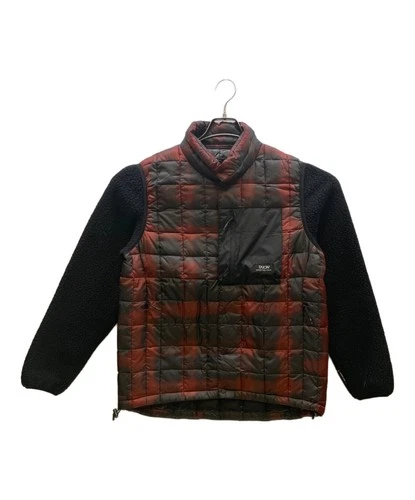 TAION Mountain Classic High Neck Down Jacket Men's Size M Red/Black New - product listing photo