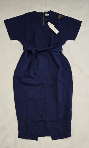 Closet blau Kimono Wickelkleid erhältlich in Größe 10 & 12 - Bild 1 von 4