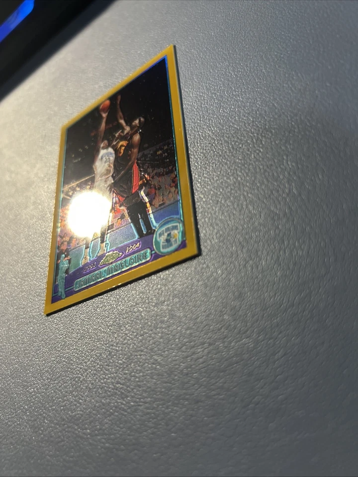2003-04 Topps Chrome #91 GOLD Refractor Jamaal Magloire SP /99 HORNETS - Image 2 of 4