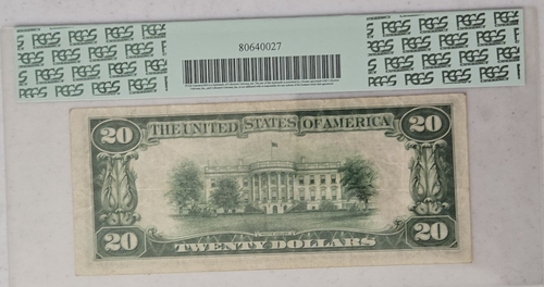 $20 1934 A Star Federal Reserve Mule Note Chicago G Block 30 PPQ VF Rare - Picture 2 of 2