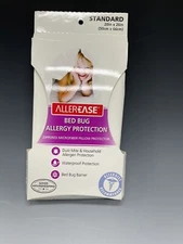 AllerEase Allergy & Bed Bug Protection Zippered Pillow Protector Standard